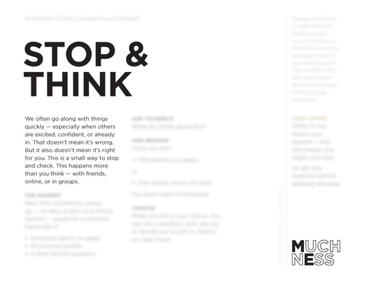 Stop And Think